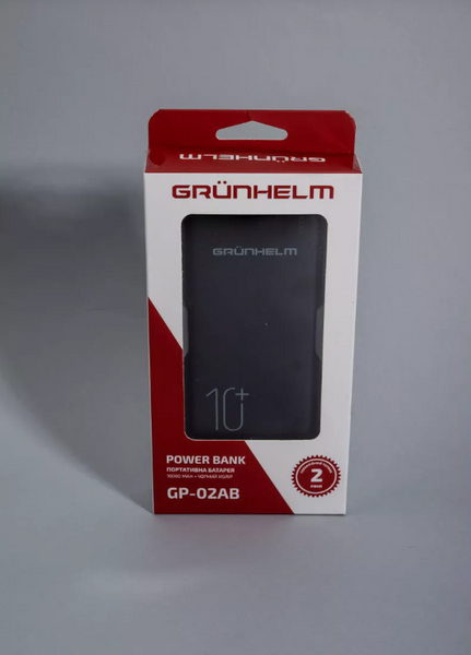 Повербанк Grunhelm GP-02AB 10000 mAh 108763 фото