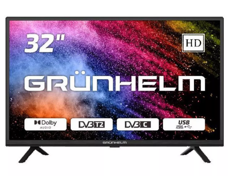 Телевізор 32, Non-Smart TV - 32H300-T2 (GRUNHELM) 122874 фото